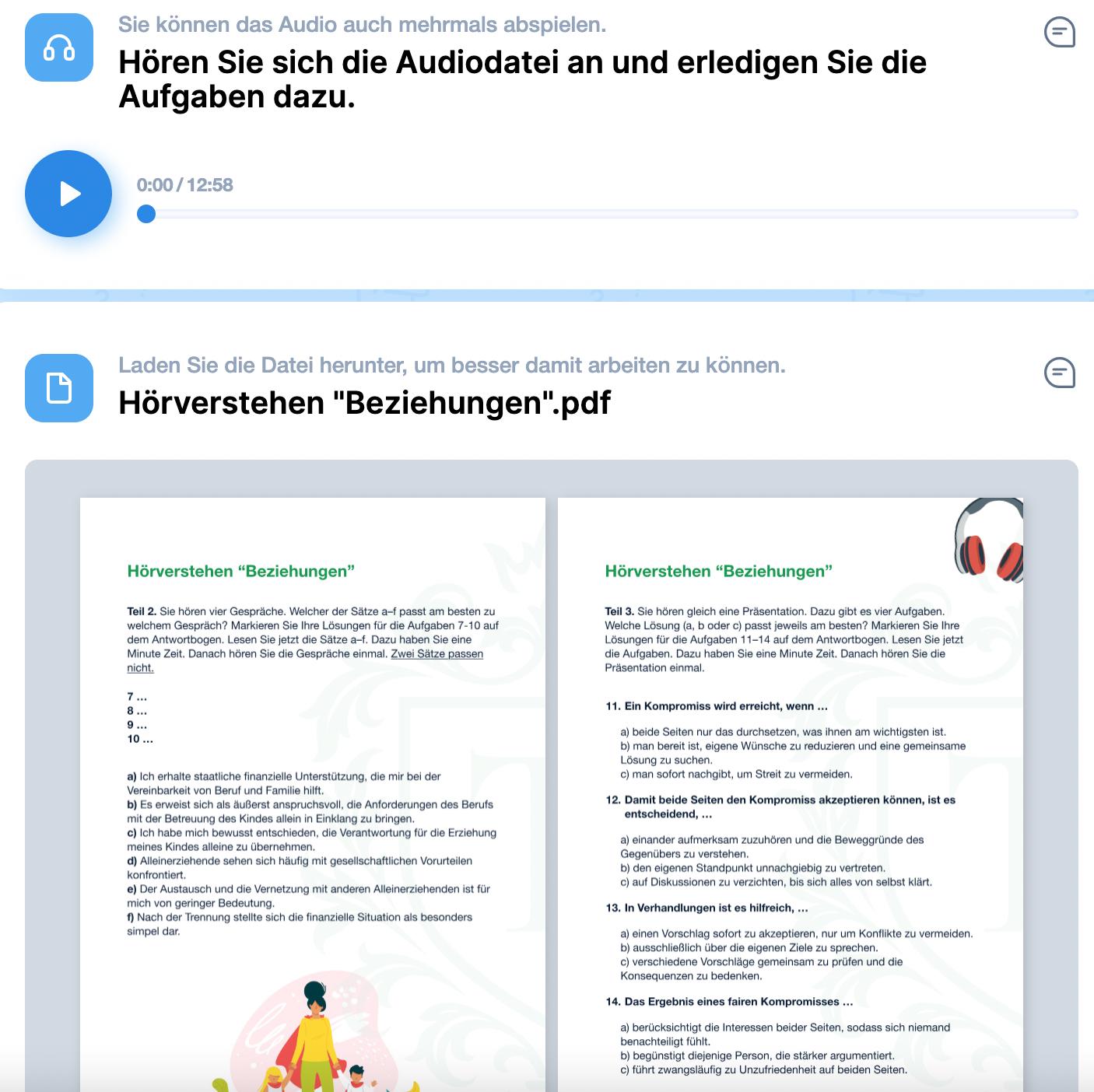Пробник B2 на платформе TADES