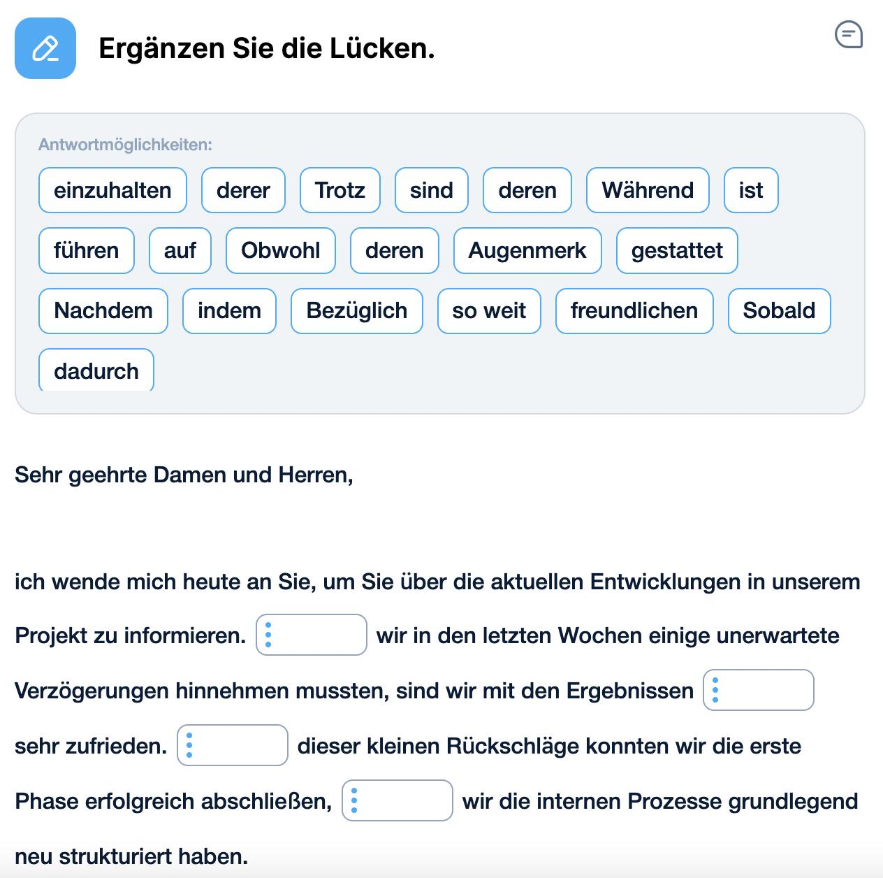 Задание на Grammatik на платформе TADES